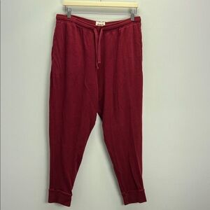 Pact Red Track Pants